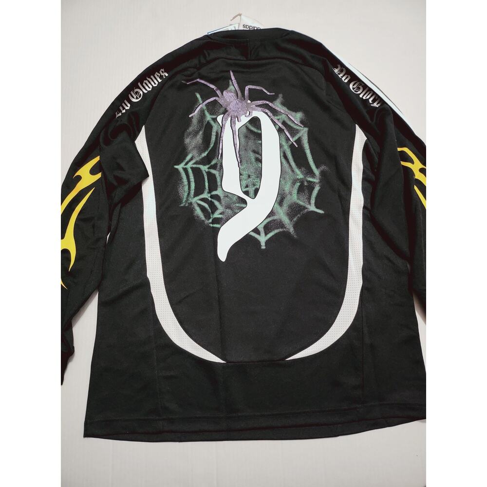 Sz S adidas Originals Long-sleeve Top Performance Spider Goalkeeper Shirt Black - Picture 6 of 7